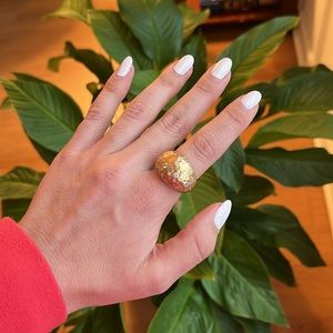 Sterling coated ring